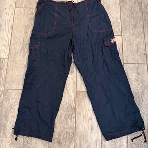 Vintage Catalina Navy Cargo Windbreaker Pants